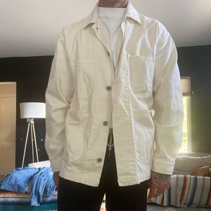 General Admission Natural Denim Chore Coat, size XL